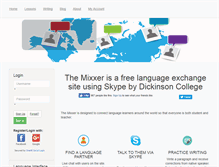 Tablet Screenshot of language-exchanges.org